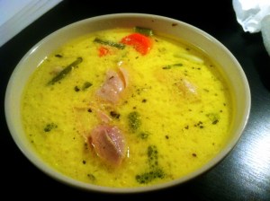 coconut curry soup
