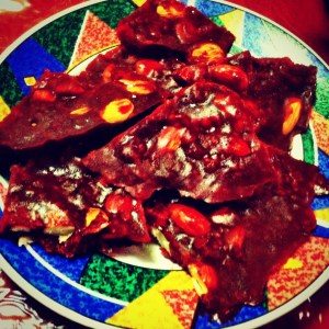 chocolate raspberry bark