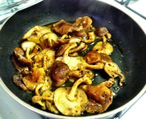 shitake mushrooms